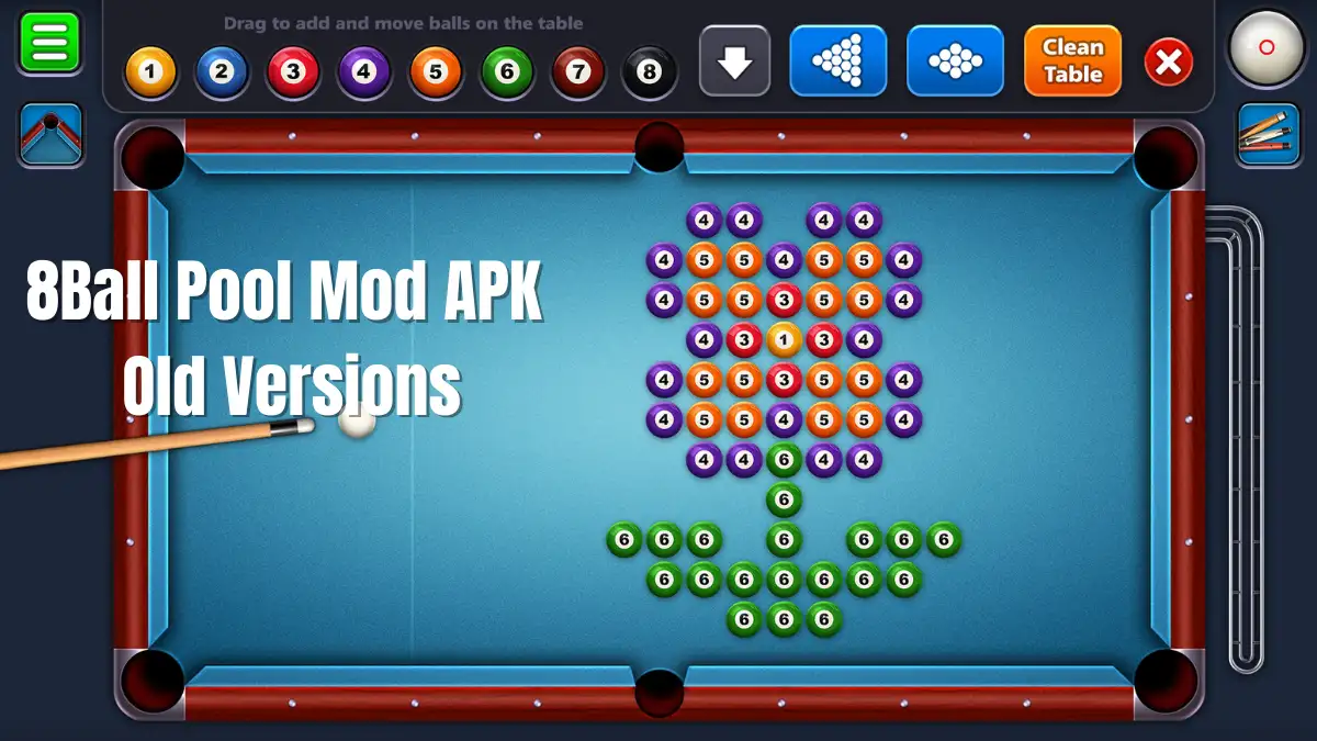 8Ball Pool Mod APK Old Versions