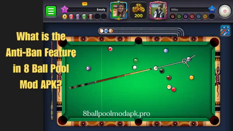Anti-Ban Work In 8 Ball Pool Mod APK